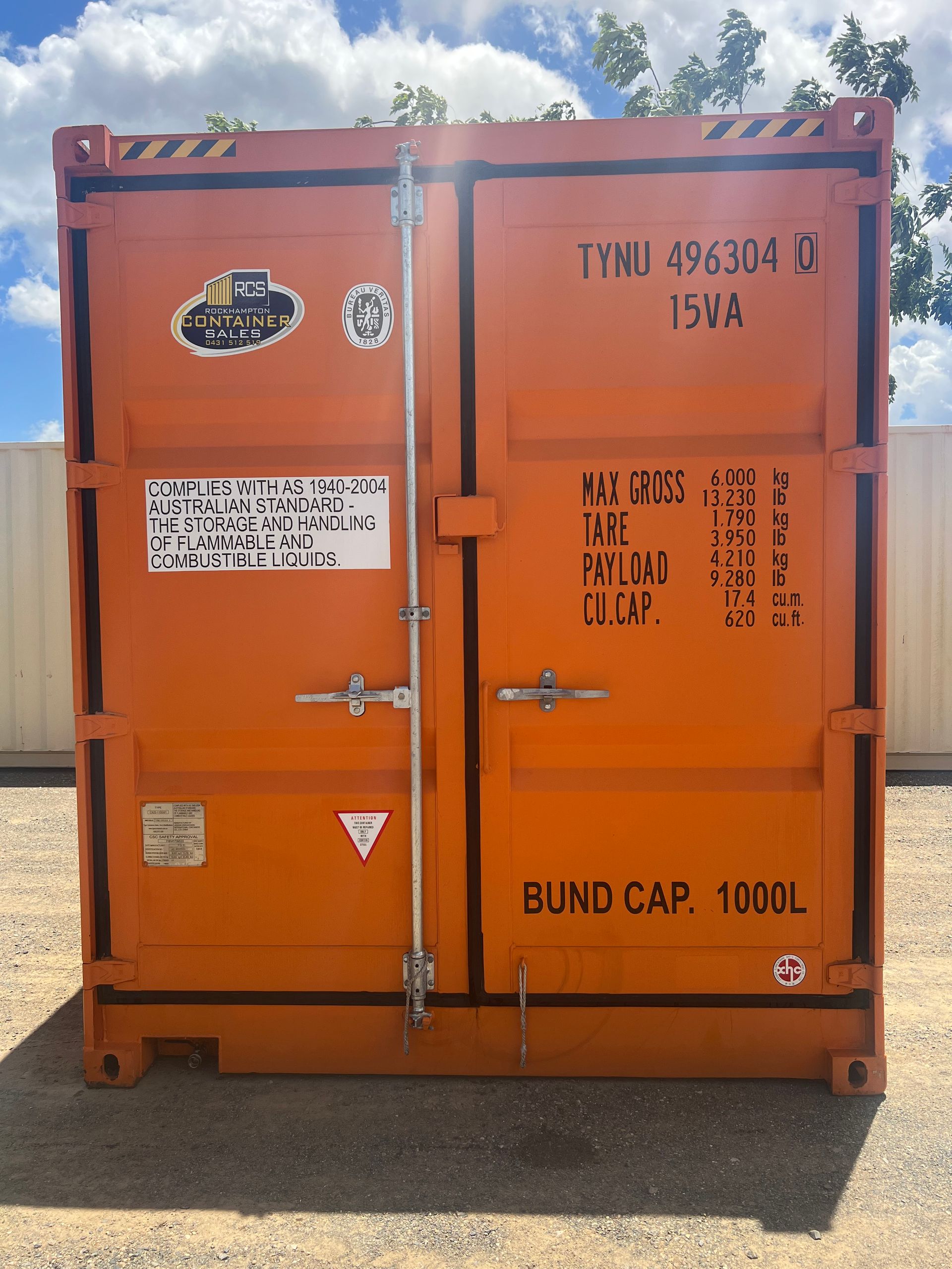 Green Shipping Container Outdoors  — Rockhampton Container Sales in Kawana, QLD