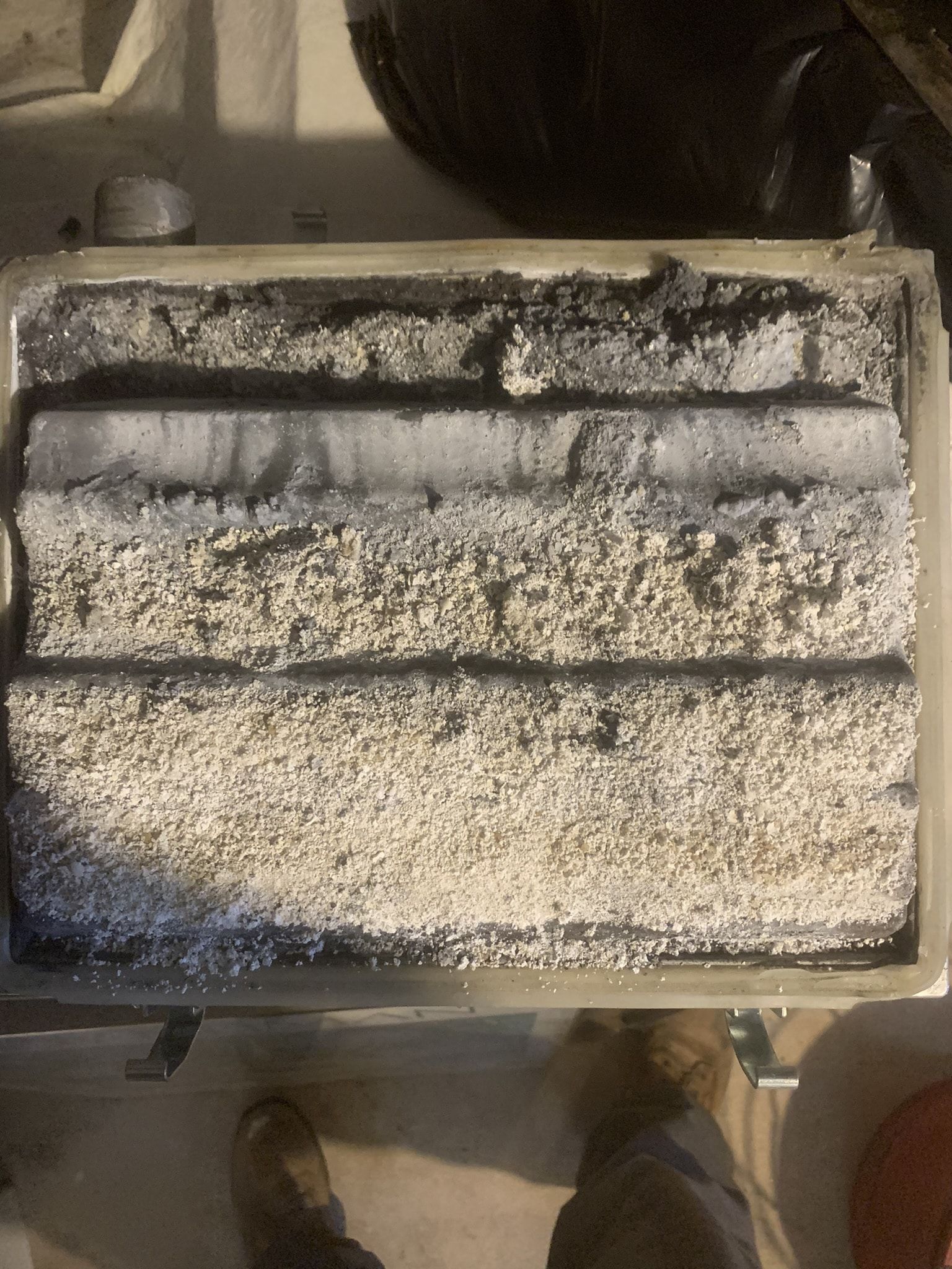 A close up of a piece of cake on a table.