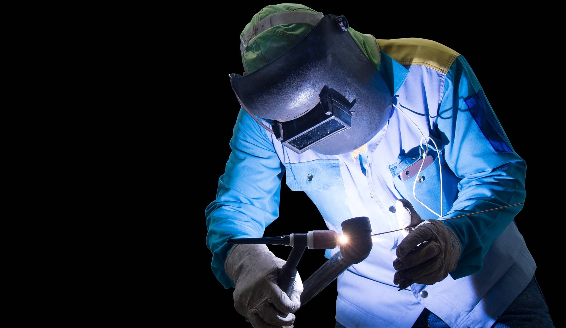 Saldatore in intervento 3