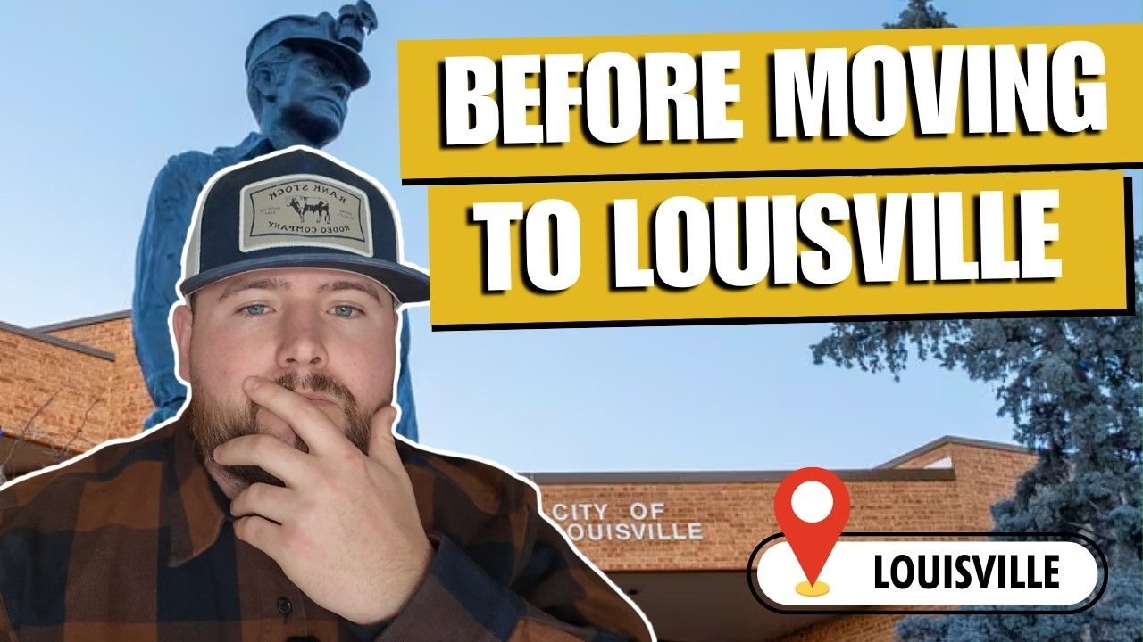 Man with blue cap in front of Louisville graphic and skyline, bold text: “Before moving to Louisville”