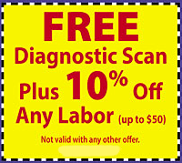 Free Diagnostic Scan Coupon