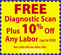 Free Diagnostic Scan Coupon