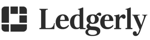 Omega Property Management logo. The symbol is a greek omega symbol with a roof. Black and gray.