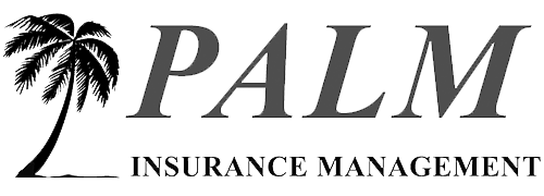 Palm tree icon with the word 