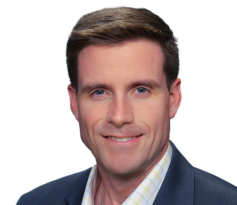 Scott Mattice, VP of Ardoor  with blue eyes and brown hair wearing a blazer and smiling.
