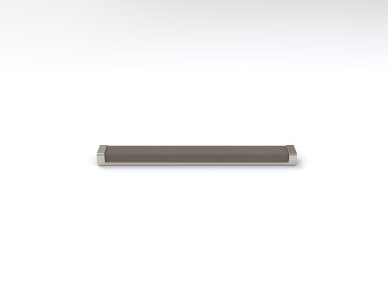 Pewter Matte Nickel Color Option for Luxe Leather Handles