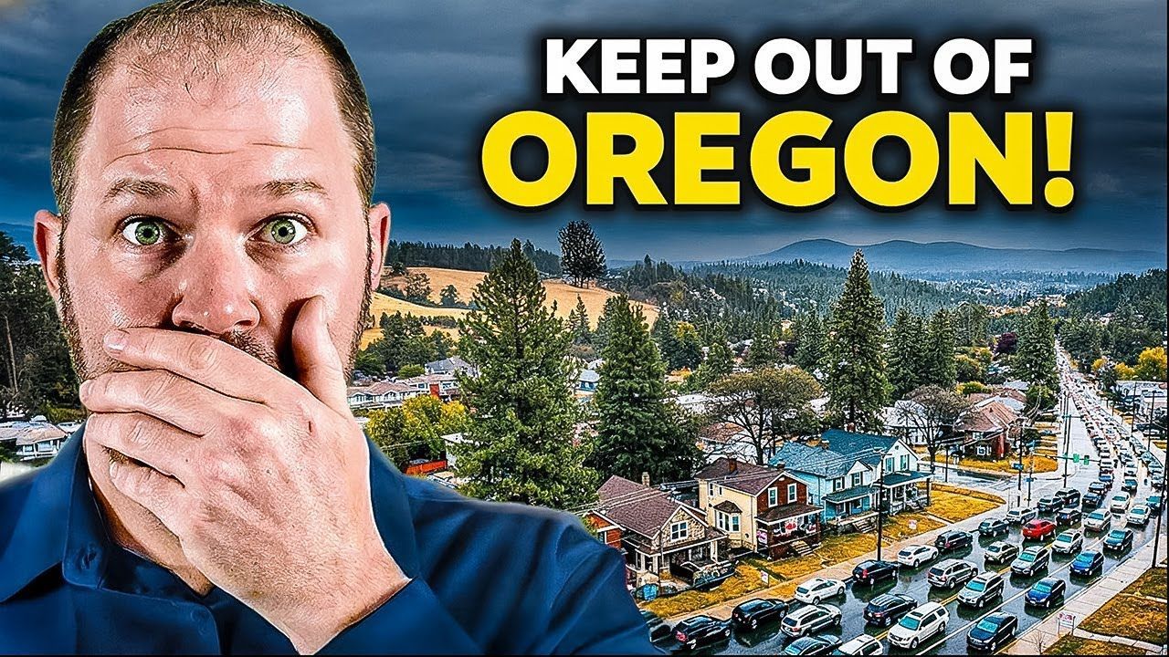 Man covering mouth, panicked expression. Text: 