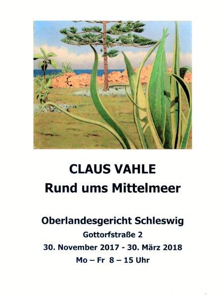 A poster for claus vahle round ums mittelmeer