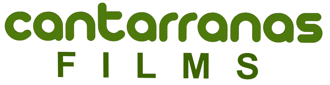 Un logotipo verde y blanco para las películas de Cantaronas.