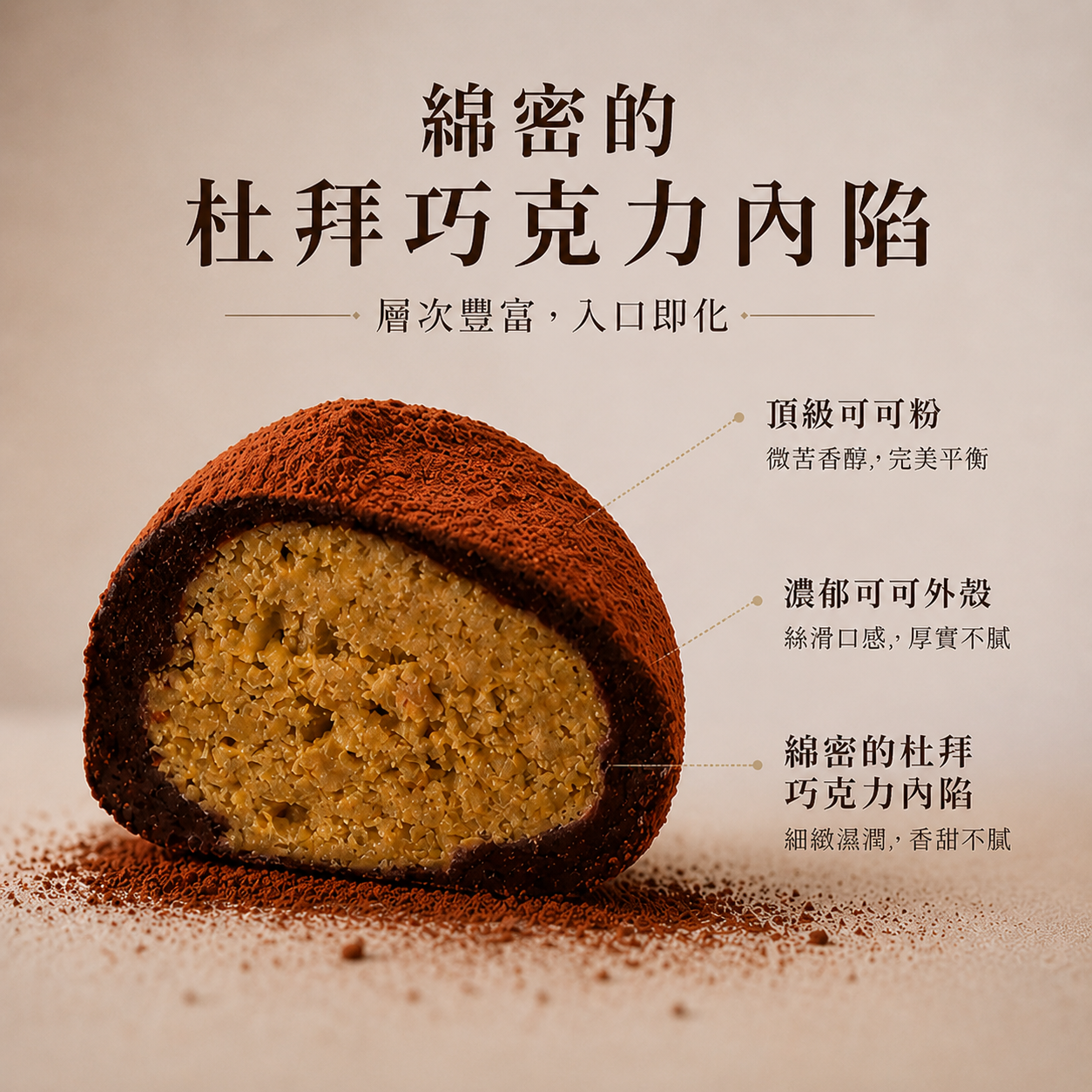 杜拜巧克力Q餅x1盒(6入/盒)