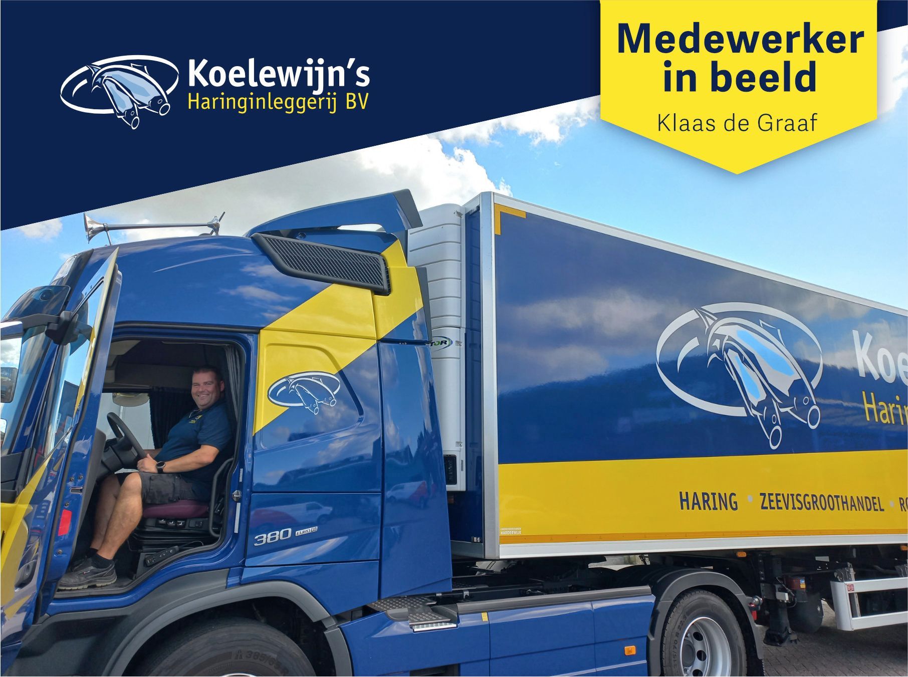Medewerker in beeld - Klaas de Graaf Koelewijn's Haringinleggerij