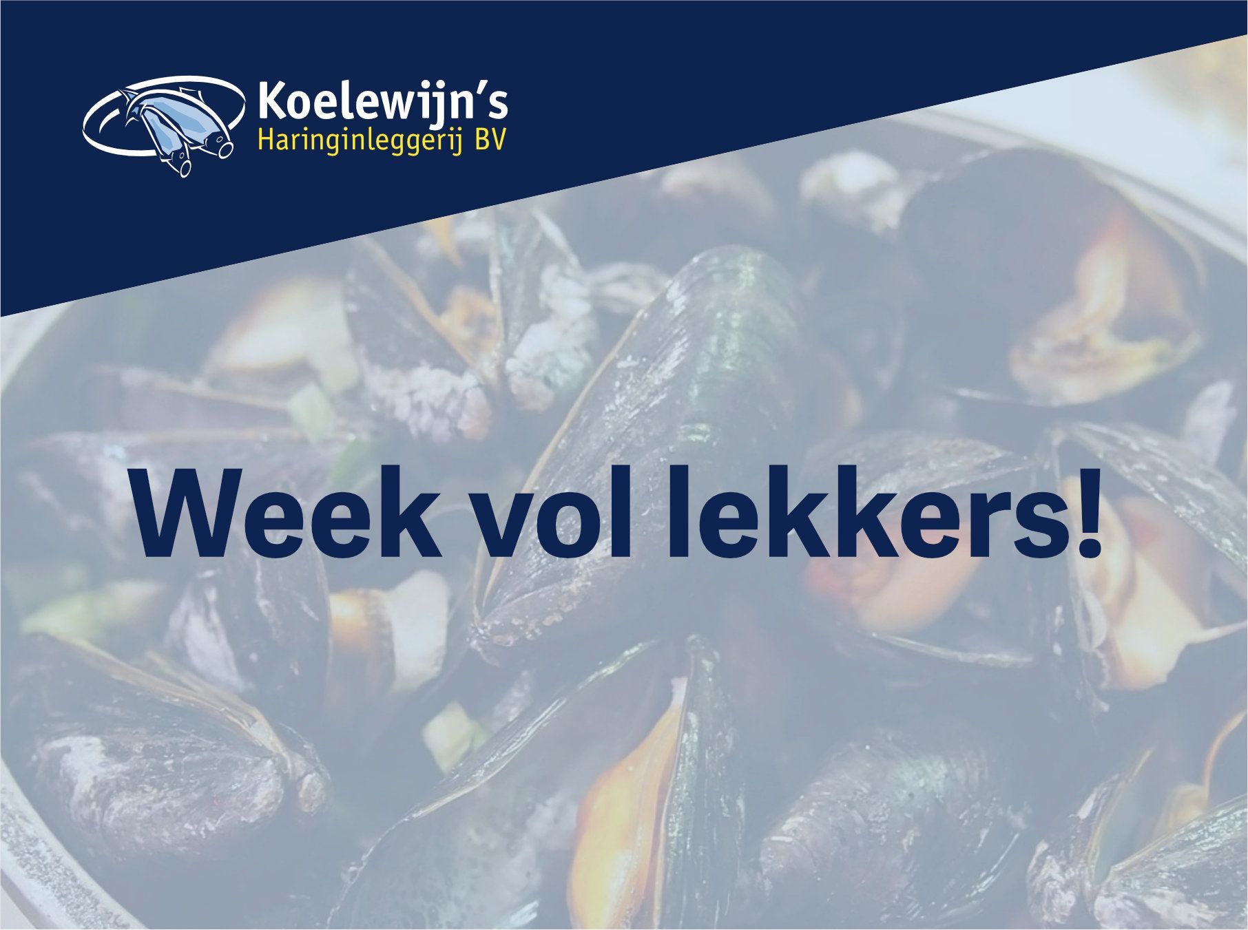 Week vol lekkers, vis, Koelewijn Haringinleggerij