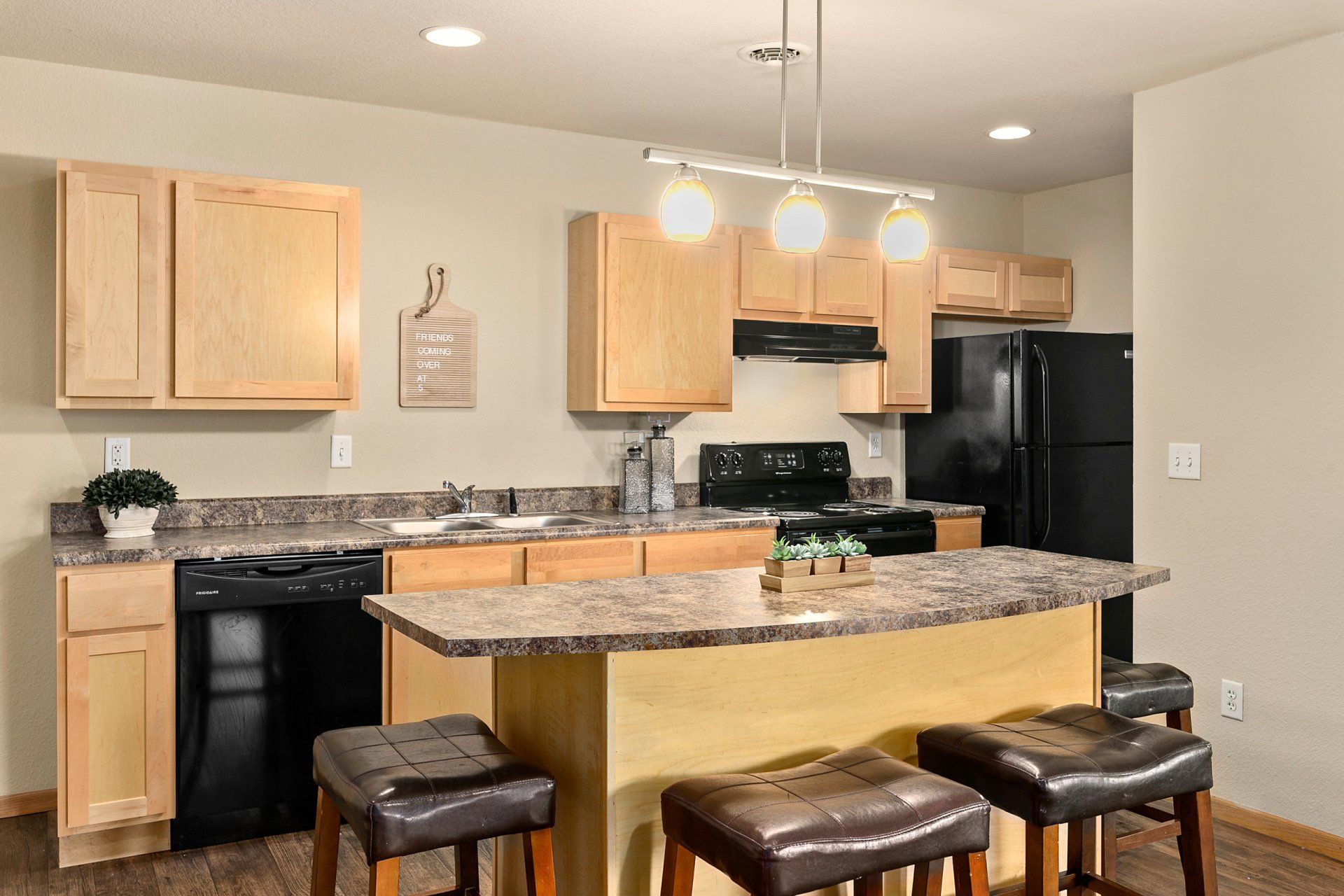 Modern kitchen with island