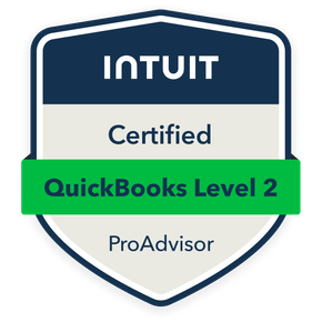 A badge that says quickbooks certified proadvisor online