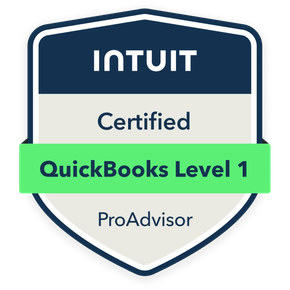 A badge that says quickbooks certified proadvisor online