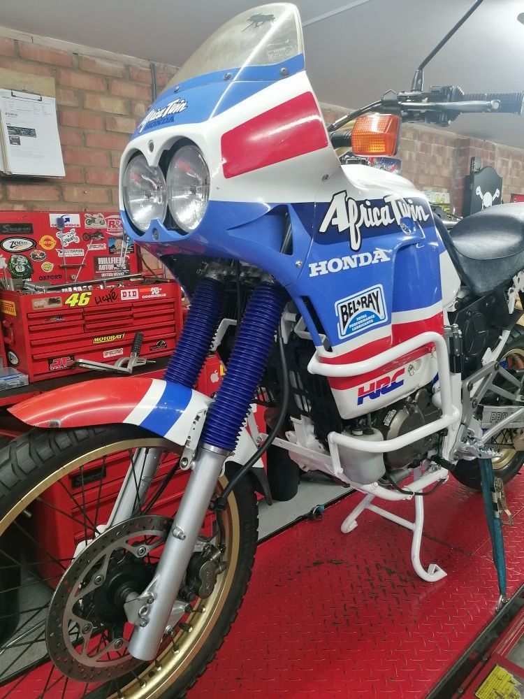 close up of bike engine