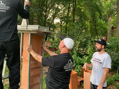 Working Detail on Brick Chimney | Dowagiac, MI | SW Top Hat Chimney Service