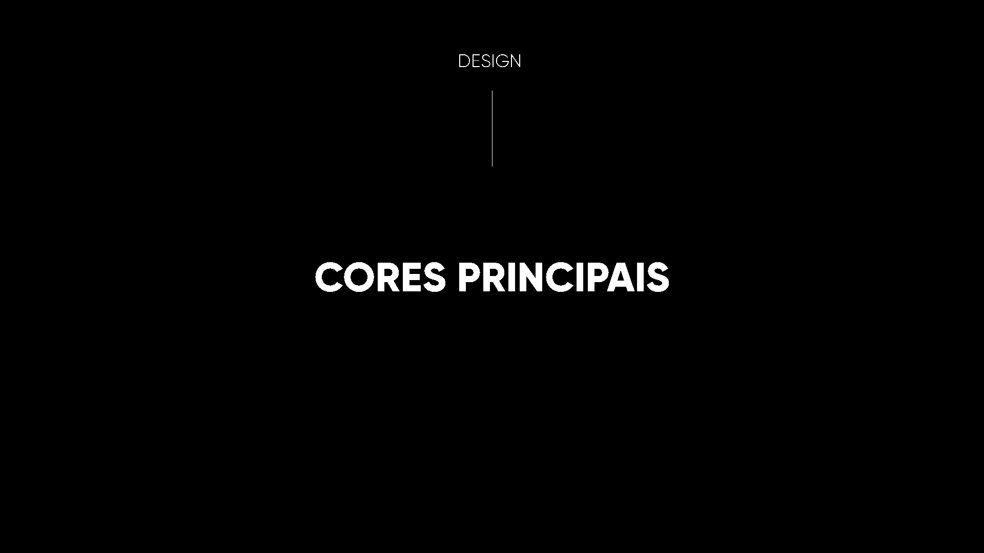 As palavras núcleos principais estão escritas em branco sobre fundo preto.