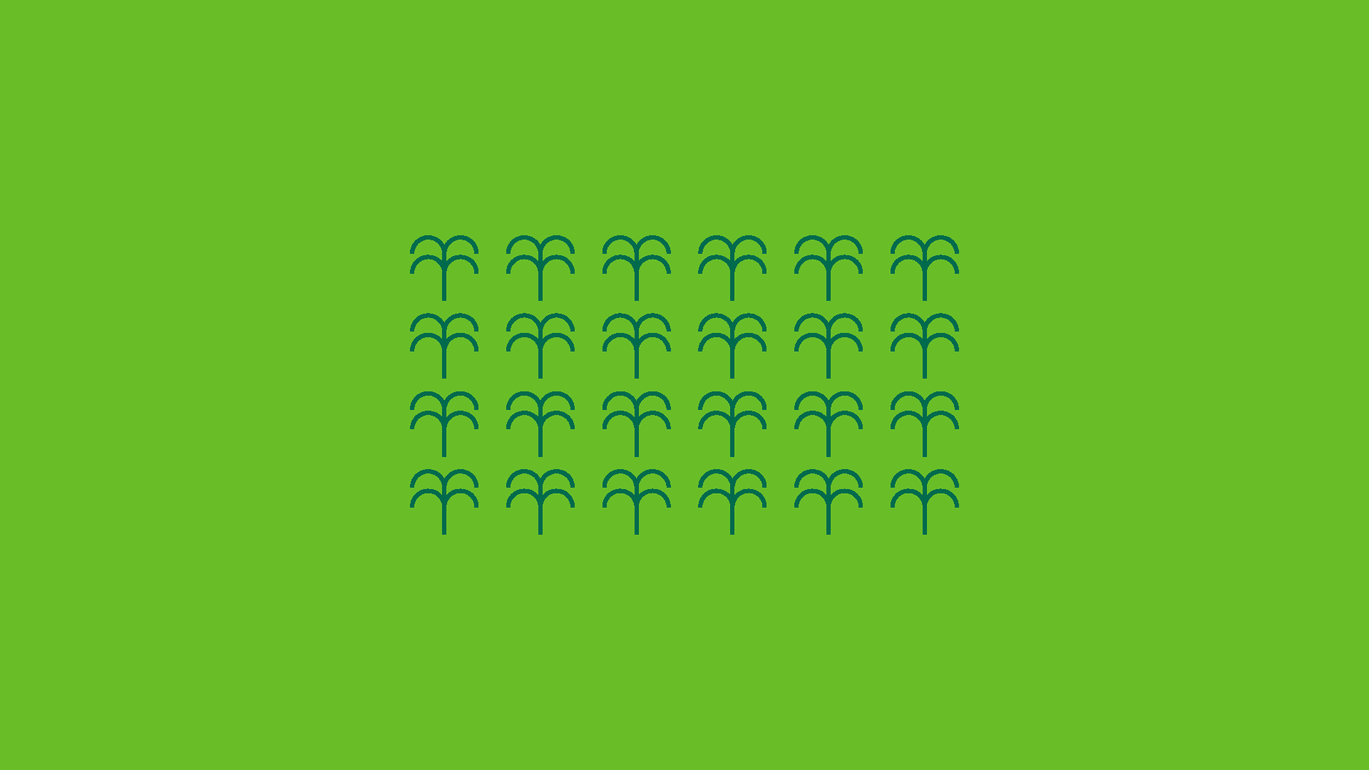 Um fundo verde com um padrão de letras.