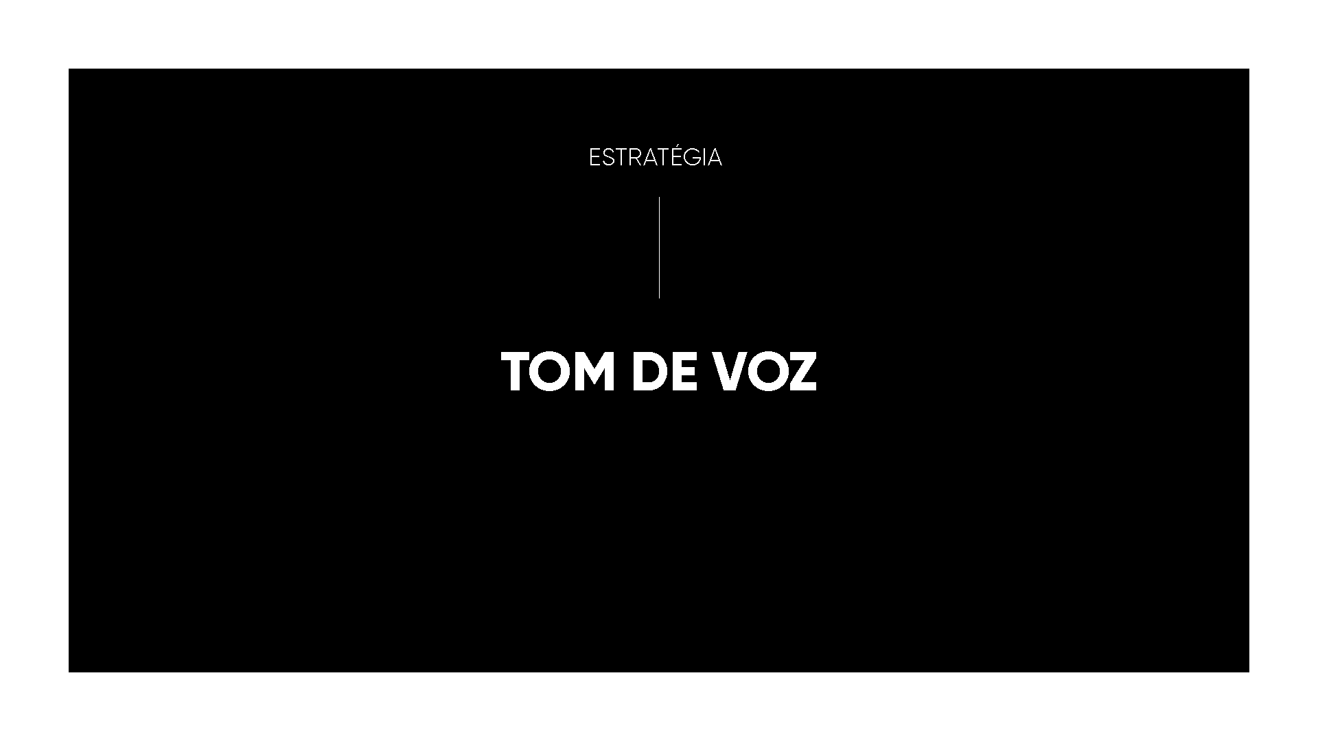 O nome tom de voz está em um fundo preto.