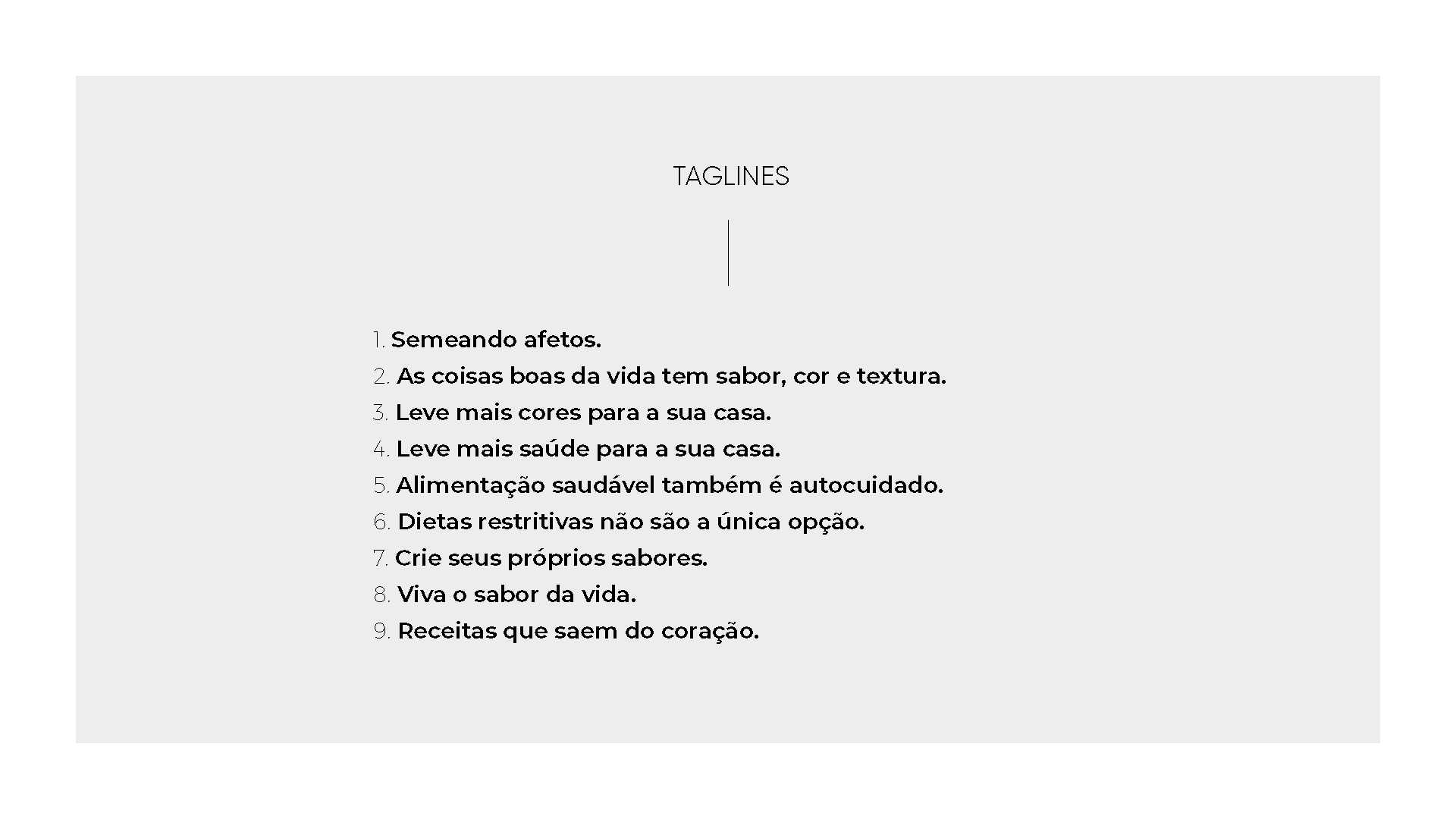 Um fundo branco com uma lista de palavras.