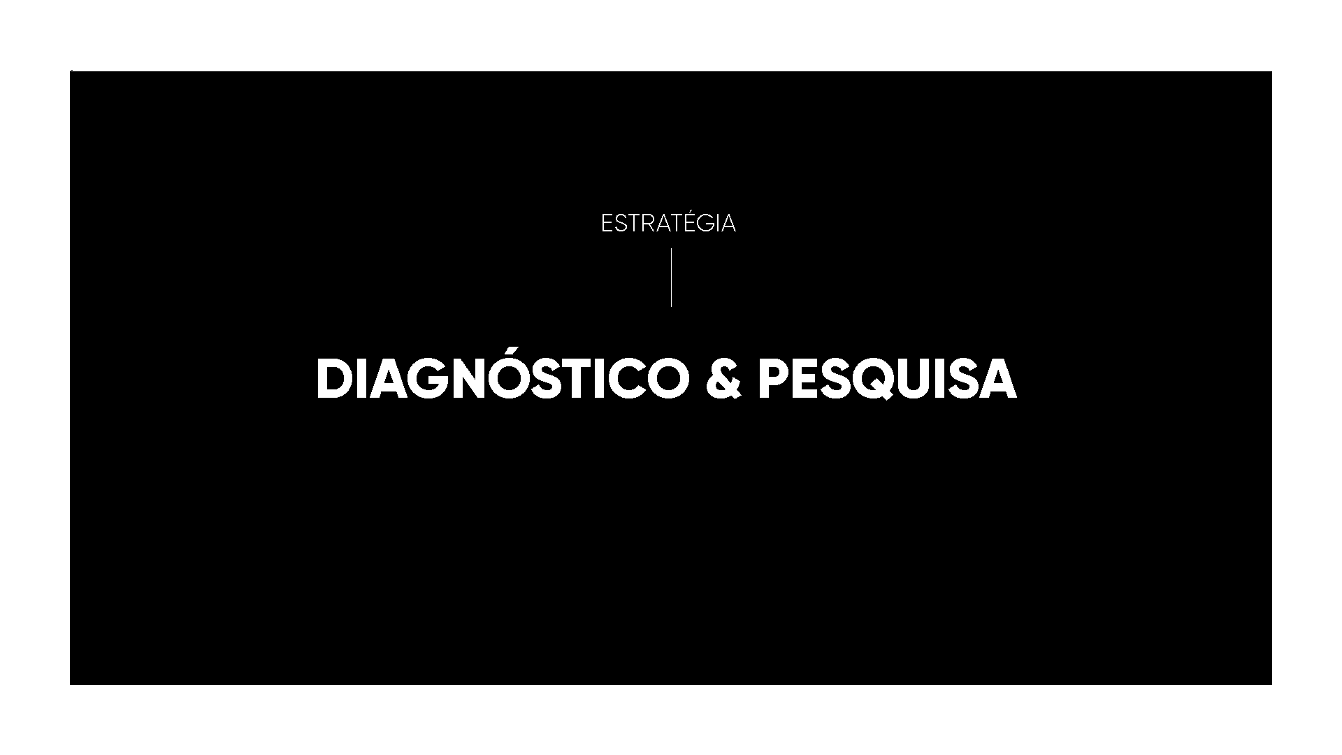 Uma caixa preta com as palavras diagnóstico e pesquisa nela.
