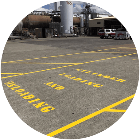 Signs And Warning Road Markings