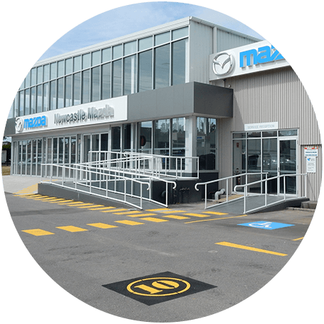 Mazda Facility Road Markings
