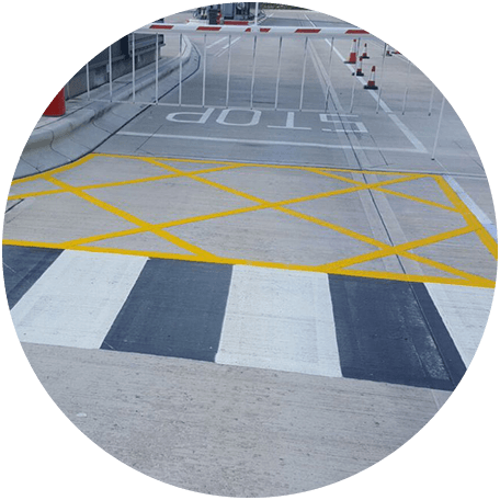 Safety Stop Line Markings
