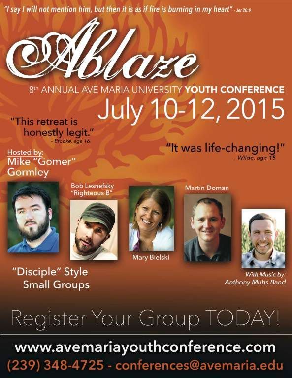 Ablaze Youth Conference Poster
