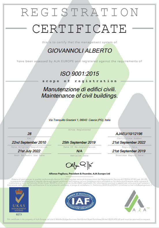 certificazione ISO