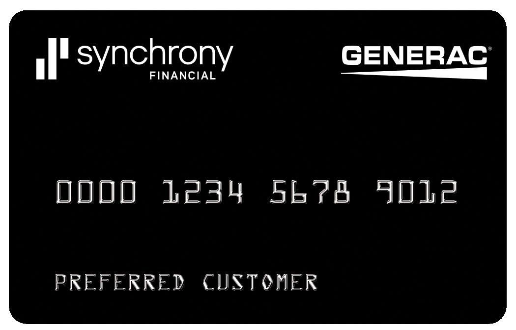 generac synchrony financial card