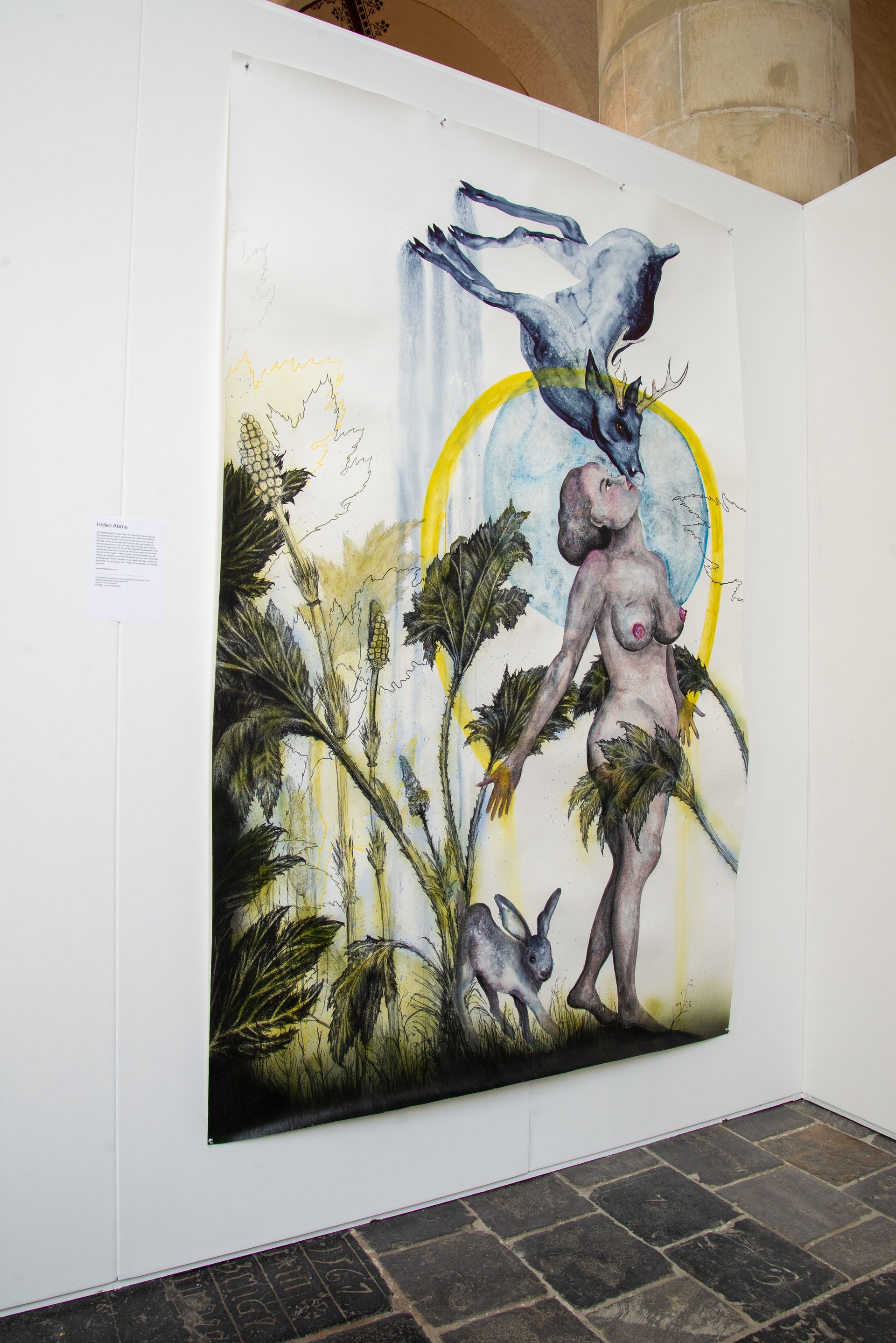 210 cm hoog #HellenAbma
#tekenkunst
#symbioceen
#deventer