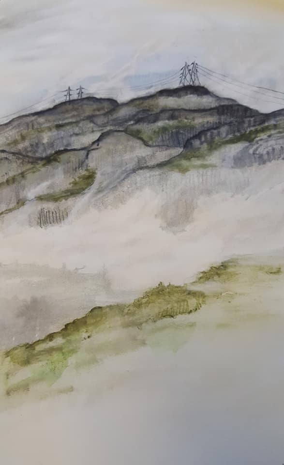 Hellen Abma, Alvik, Noorwegen, Drawing, tekening, Kunstnarhuset Messen, contemporary art, Deventer kunstenaar, Kunstenlab, vrouwelijke kunstenaar