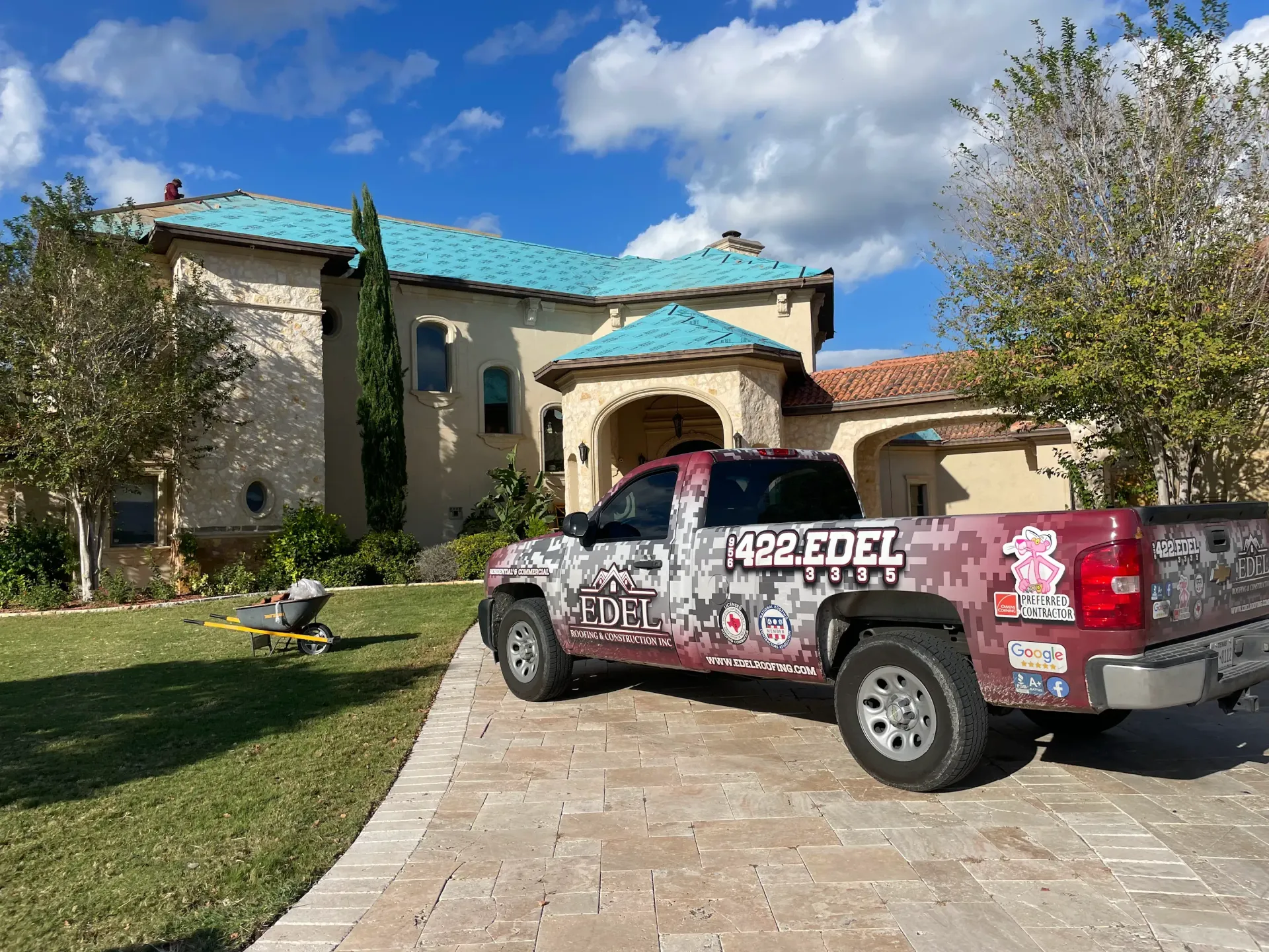 Edel Roofing & Construction Inc's Truck