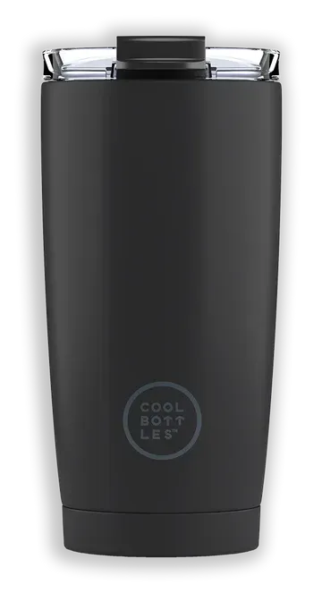 Copo térmico black da Cool Bottles sem fundo