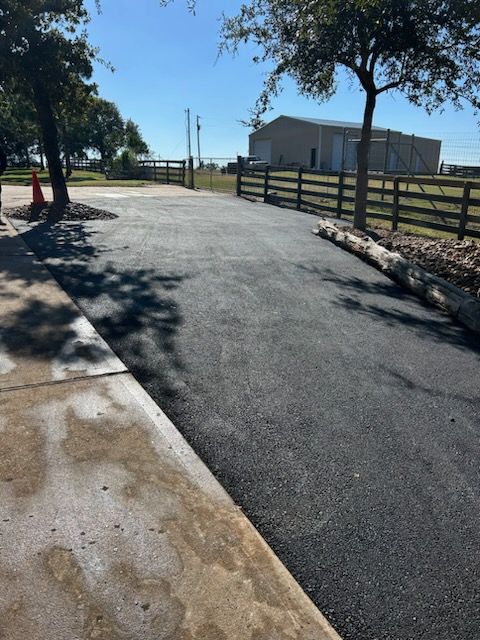 Asphalt Path Next to A Concrete Sidewalk — Sealy, TX — Sealy Paving, Inc.