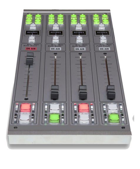 A close up of a mixer with four buttons on it