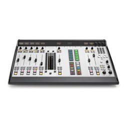 It is a mixer with a lot of buttons on it.