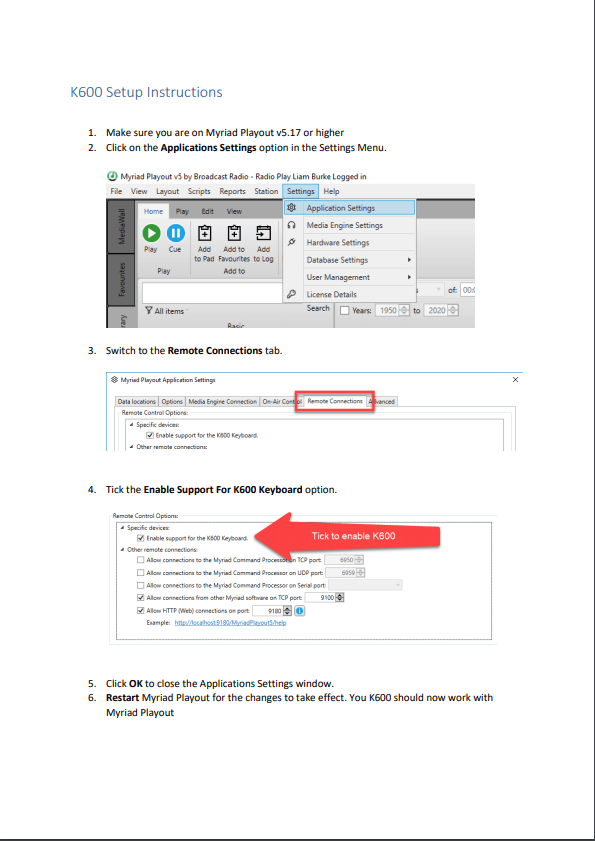 A screenshot of a computer screen with instructions on how to setup a keyboard.