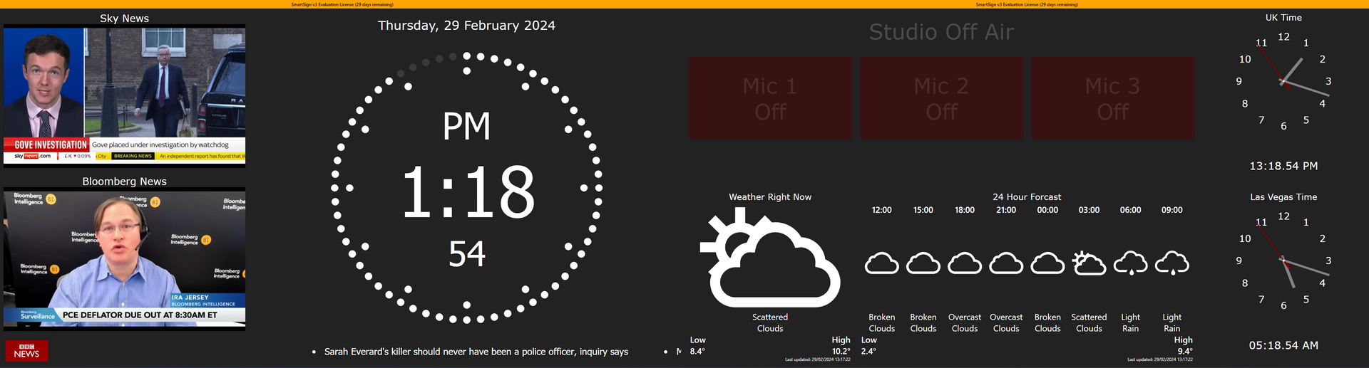 SmartSign 3 Weather Tile Example