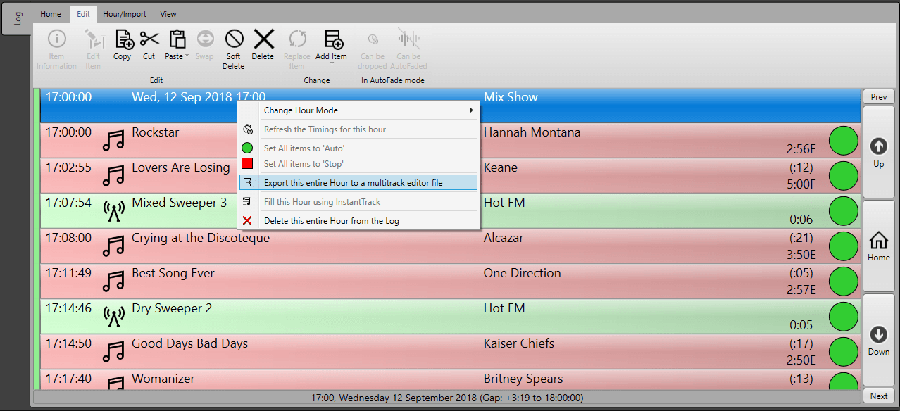 Export Audacity Project