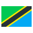 The flag of tanzania is green , blue , and black with yellow stripes.