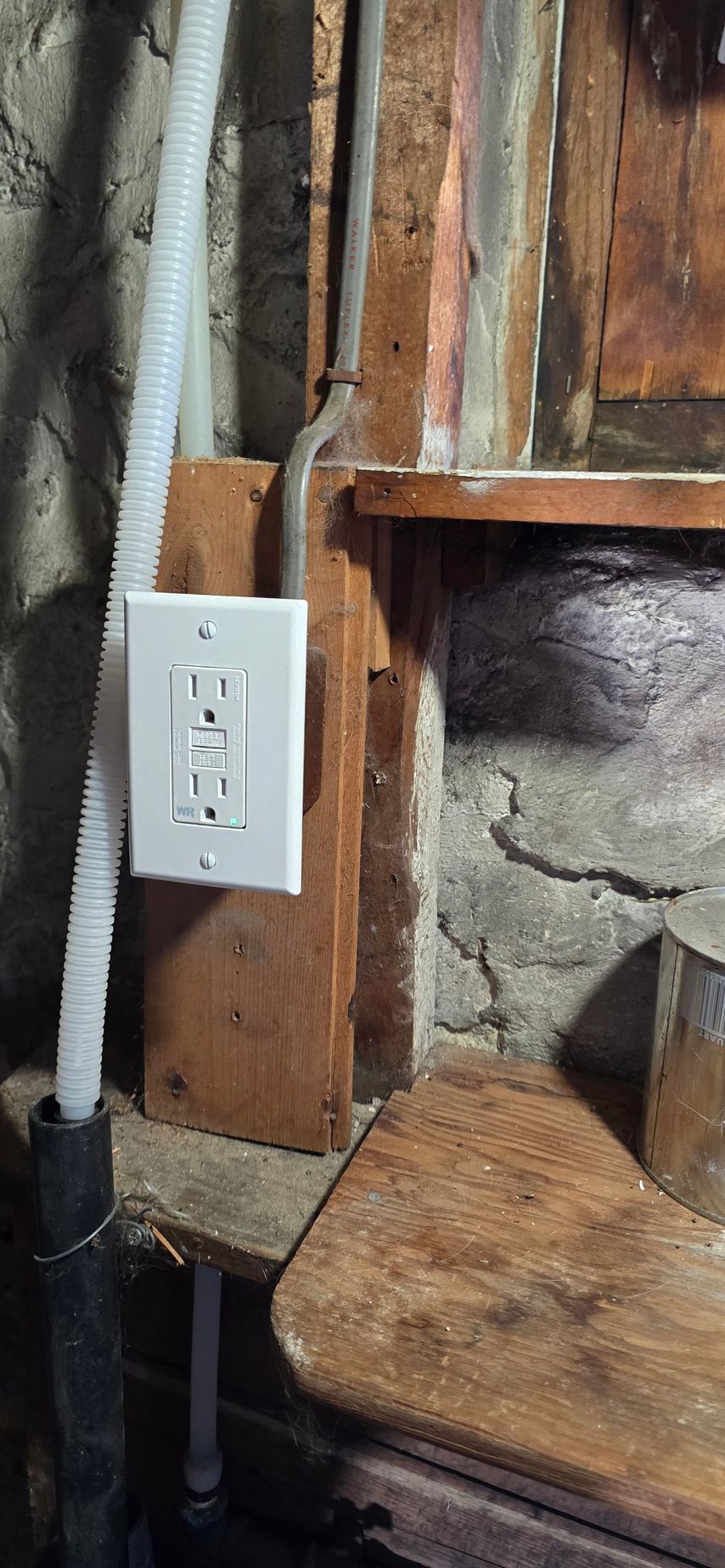 Upgrading Ungrounded Outlets in an old home in New Hampshire by CJH Electrical