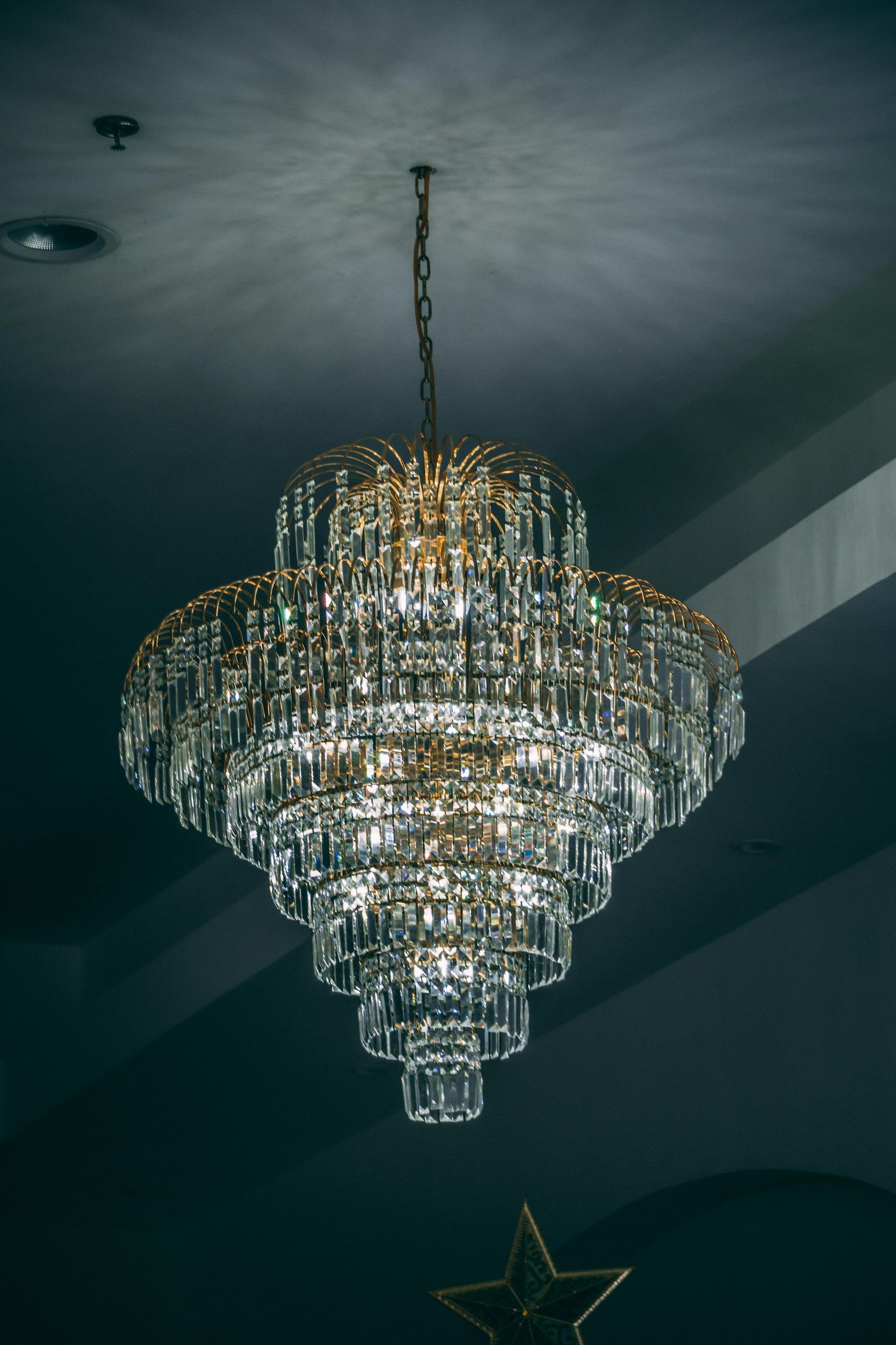 Antique Chandeliers & Statement Pieces in an old home in New Hampshire by CJH Electrical