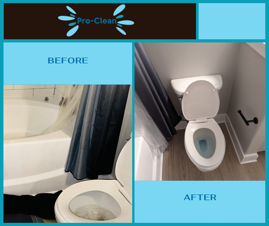 Pro-Clean bathroom refresh: Deep toilet cleaning for a spotless, sanitized, and odor-free space.
