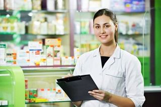 Pharmacist with Clipboard - Mainfair Pharmacy - Paterson, NJ