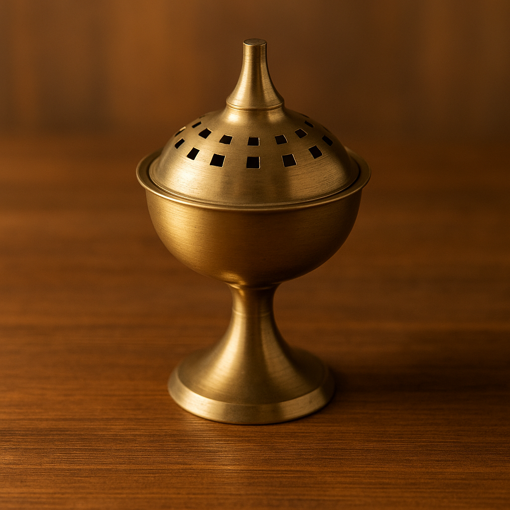 Resin/ charcoal burner.