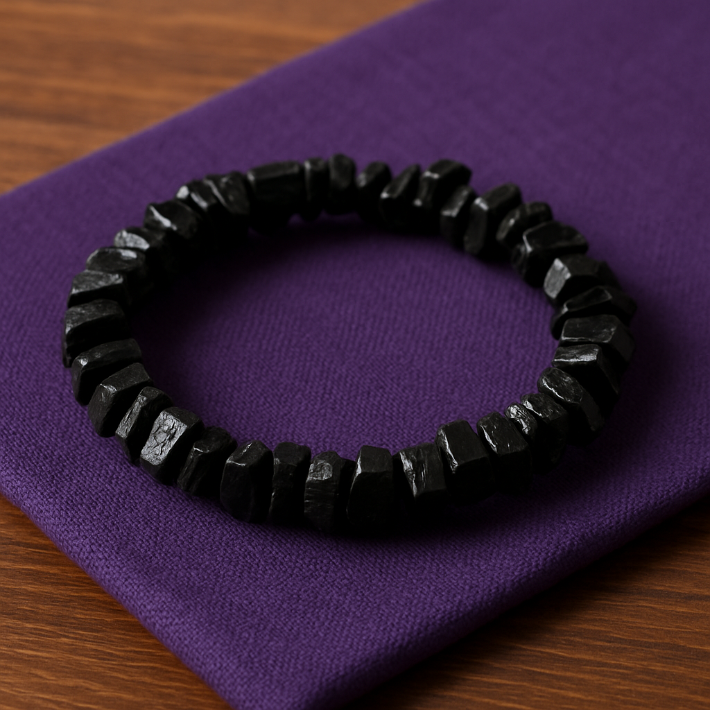 Black tourmaline bracelet.