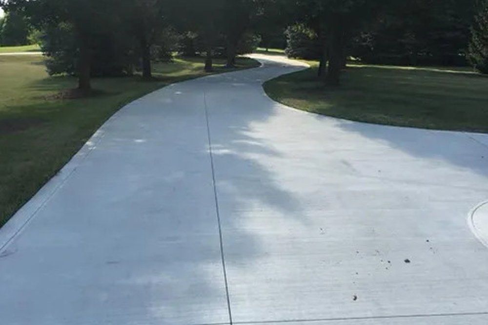Newly Installed Driveway — Fort Wayne, IN — D & M Concrete